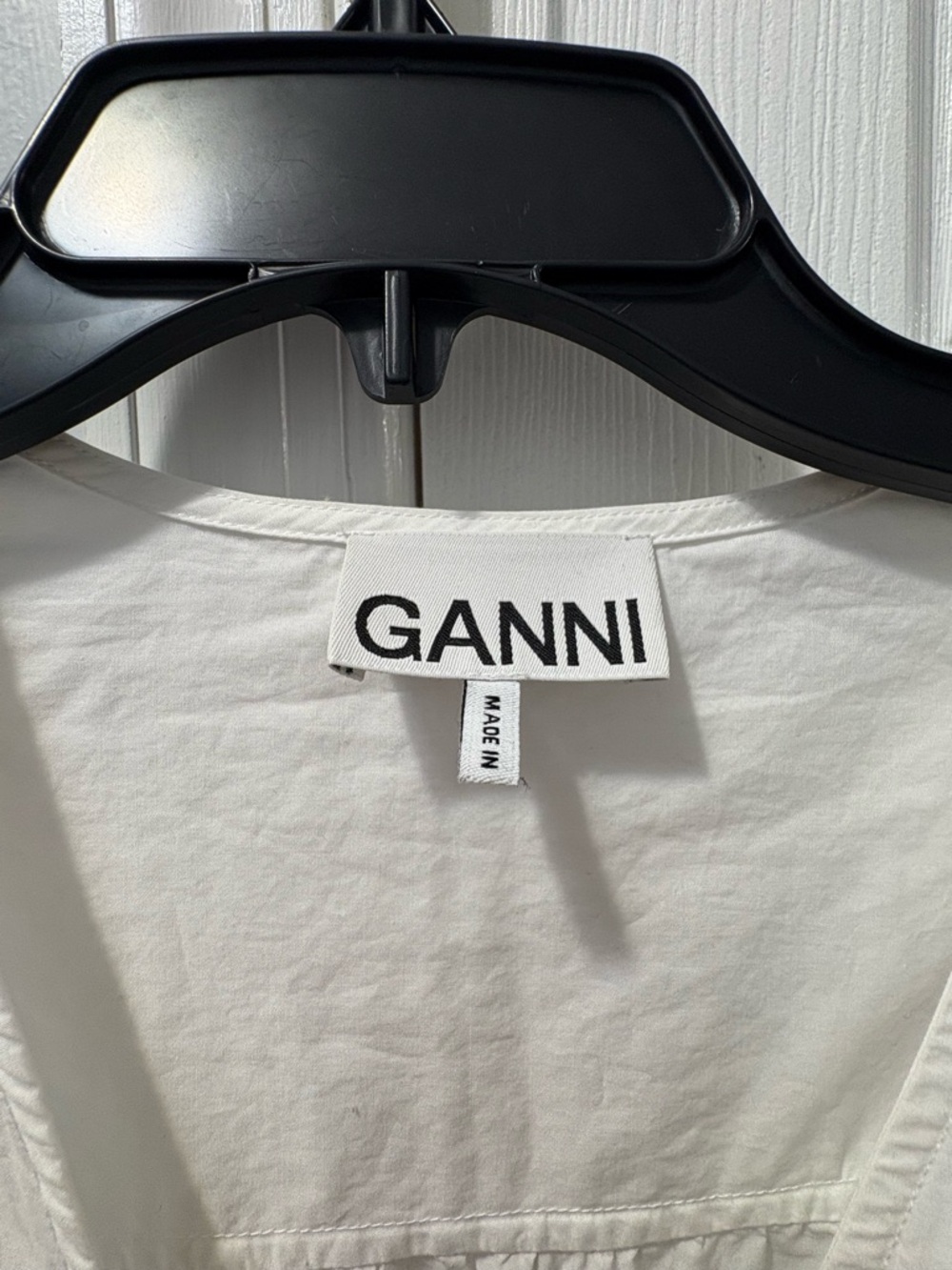 GANNI Broderie Anglaise‎ Midi Dress Size 38/ US Size 6 - Picture 6 of 6